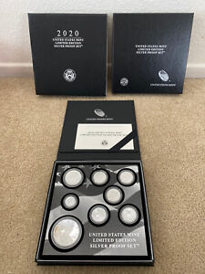 2020 S PROOF SILVER EAGLE LIMITED EDITION PROOF SET 20RC IN OGP
