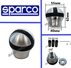 Sparco Universal Alloy Aluminium + Rubber Car Gear Shift Knob Shifter Stick