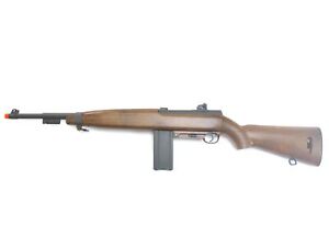 BBTac Airsoft Rifle BT-M1 Carbine Gun Auto Electric WWII Replica Wood Garand AEG