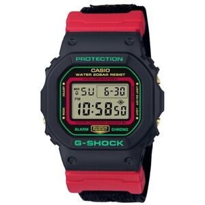 CASIO G-SHOCK DW-5600THC-1JF Throwback 1990s Black Red Men's Watch New in Box