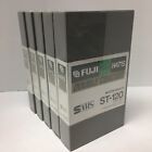 Lot Of 5 Fuji H471S ST-30 Video Cassette Tapes - Hard Case Factory Sealed S-VHS
