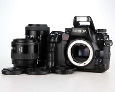 Minolta Maxxum Dynax α 9 35mm Film SLR AF Camera w/ 35-105mm, 70-210mm 2 Lenses