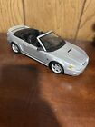 1/18 Maisto 1999 Ford Mustang Gt Silver Convertible Custom