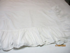 Vintage Eyelet Lace Twin Ruffled Bed Spread Coverlet