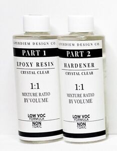 Crystal Clear Epoxy Resin 1:1 Mixing Ratio - 8oz Kit