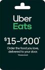 UBER EAT GIFT CARD 150 100 50 MEAL PIZZA SNACK LUNCH ROLL CAR DELIVERY TRANSPORT