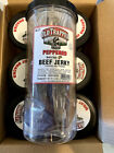 old trapper peppered double eagle beef jerky coins (pack of 6 jars) Keto