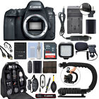 Canon EOS 6D Mark II 26.2MP Digital SLR Camera Body + 64GB Pro Video Kit