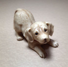Vintage Yellow Labrador Retriever Dog Playful Puppy Homco Porcelian Figurine