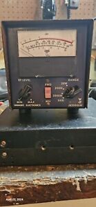Vintage Wawasee JB200SW Black Cat SWR And Power Watt Meter Ham CB Radio