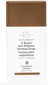 Drunk Elephant D-Bronzi Anti-Pollution Sunshine Serum Drops.New No Box  1oz