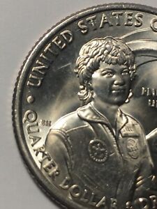 2022 P Ghost Comet US Quarter Dr Sally Ride Error Coin Circulated Mint Error