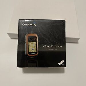 Garmin eTrex 20x Bundle Topo US 100K GPS Device Receiver Hiking 8 GB Micro Sd