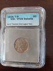 1918/7-D 5C Buffalo Nickel. **Highly Coveted Overdate** ICG VF20 Details