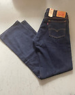 Men's Levi's 517 Bootcut Jeans 34 x 34 Dark Blue Wash Brand New With Tags