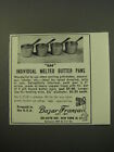 1959 Bazar Francais 666 Individual Melted Butter Pans Advertisement