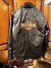 Harley Davidson Very Limited Edition Leather Distressed Jacket. Medium