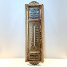 Vintage Thermometer Antique Metal Advertisement Millenbach Bros, Cass City MI