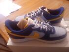 Nike By You Men's Air Force 1 Shoes  Size 11, Blue & Yellow NEVER WORN