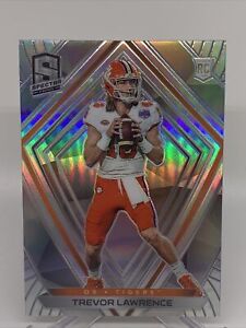 2021 Chronicles Draft Pick Spectra Silver Prizm Parallel #279 Trevor Lawrence RC