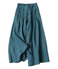 KOMILI Blue Pocket Accent Palazzo Pants Women & Size 2XL