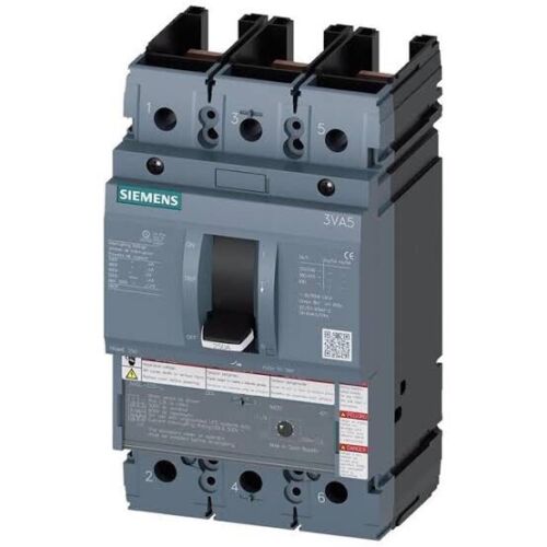 Siemens 225A Circuit Breaker 600V 3-Pole Molded Case P/N 3VA5222-6EC31-0AA0 DIN