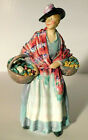 Vtg. Royal Doulton Romany Sue Figurine Lady in Shawl with Baskets HN1757 RARE