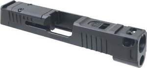Sharps Bros. P365XL Improved Pistol Slide RMSC Cut, Stainless Steel, Black
