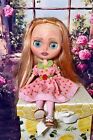 Blythe Doll 12” Doll Pink Strawberry Dress And Leggings Handmade