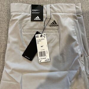 adidas Ultimate 365 Men's Golf Shorts - Grey Three, Size 40
