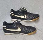 Nike Tiempo Indoor Soccer Shoes 366206-018 Mens Size 11