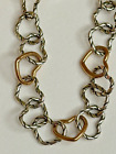 NIB James Avery Twisted Wire Connected Hearts Charm Bracelet SZ M