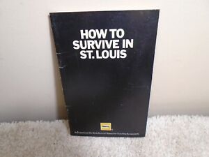1969 Hertz Rental Car Booklet - How To Survive In St. Louis, Missouri - MCM