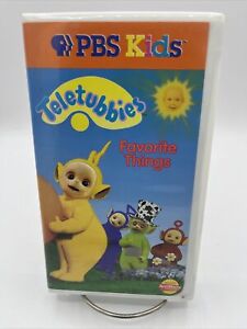 Teletubbies Favorite Things VHS Video Tape Volume 4 VTG PBS Kids RARE Warner Bro