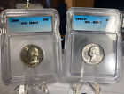1964 P+ D Quarters Mint State 67 Graded by ICG