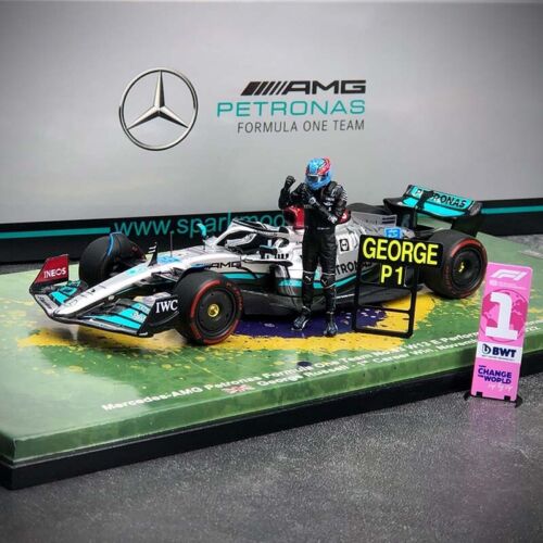 Spark 1/43 Mercedes AMG F1 W13 Winner GP Brazilian 2022 G.Russel 1st Career Win