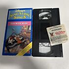 DISNEY'S SING ALONG SONGS FUN WITH MUSIC VHS 1989