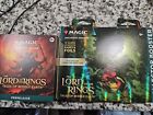 1-Magic MTG Lord of the Rings Collector Booster Sealed & 1-MTG LOTR PR Kit