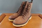 Sorel Hi Line Lace Mens Size 12 Brown Leather Lace Up Mid Boots Waterproof
