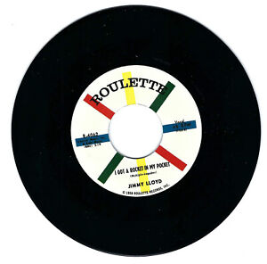 Rockabilly Reissue 45-Jimmy LLoyd-I Got A Rocket In My Pocket-Roulette 4042
