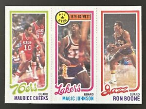 Maurice Cheeks #178 Magic Johnson #18 Topps 1980-81