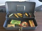 Old Fishing Tackle Box with Old Lures