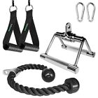 A2ZCare Home Gym Cable Attachments: COMBO V Handle, Tricep Rope, Execrise Handle