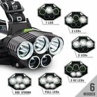 Super Bright 5 LED Zoom Headlamp USB Rechargeable Headlight Head Torch