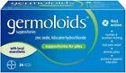 Hemorrhoid Suppositories with Anaesthetic 24ct Fast Relief made in UK Germoloids