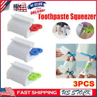 3x Toothpaste Squeezer Bathroom Tube Easy Stand Dispenser Rolling Holder Seat US