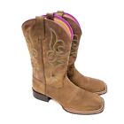 Ariat Womens Hybrid Rancher Distressed Brown Western Boots Size 9.5 B 10018527