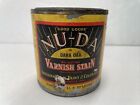 Antique vintage Indianapolis Indiana varnish stain paint Can Advertisement Nu-da