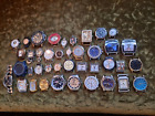 Vintage Lot of 40 Watch Faces Manual Quartz Variety Parts Repair!  NO RESERVE!