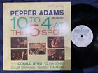 PEPPER ADAMS 10 TO 4 AT THE 5 SPOT RIVERSIDE OJC 031 MONO US Vinyl LP